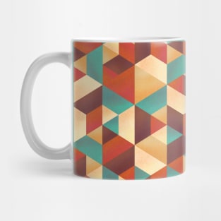 Desert Canyon at Dusk: Hex Pattern Mug